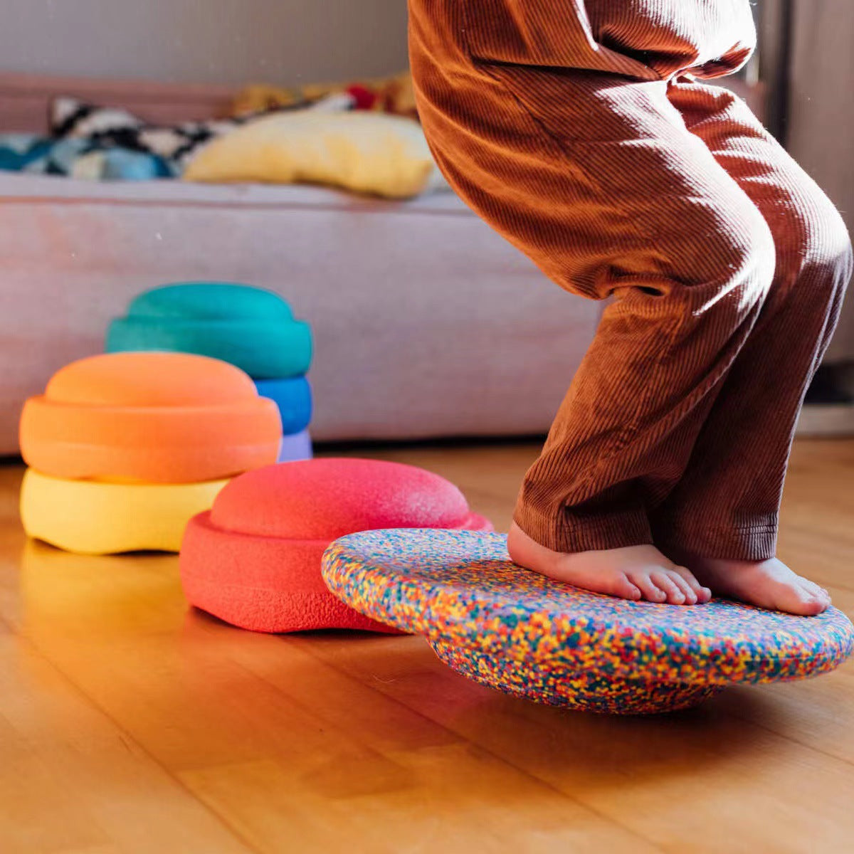Plastic Wood Surf Balance Board For Training