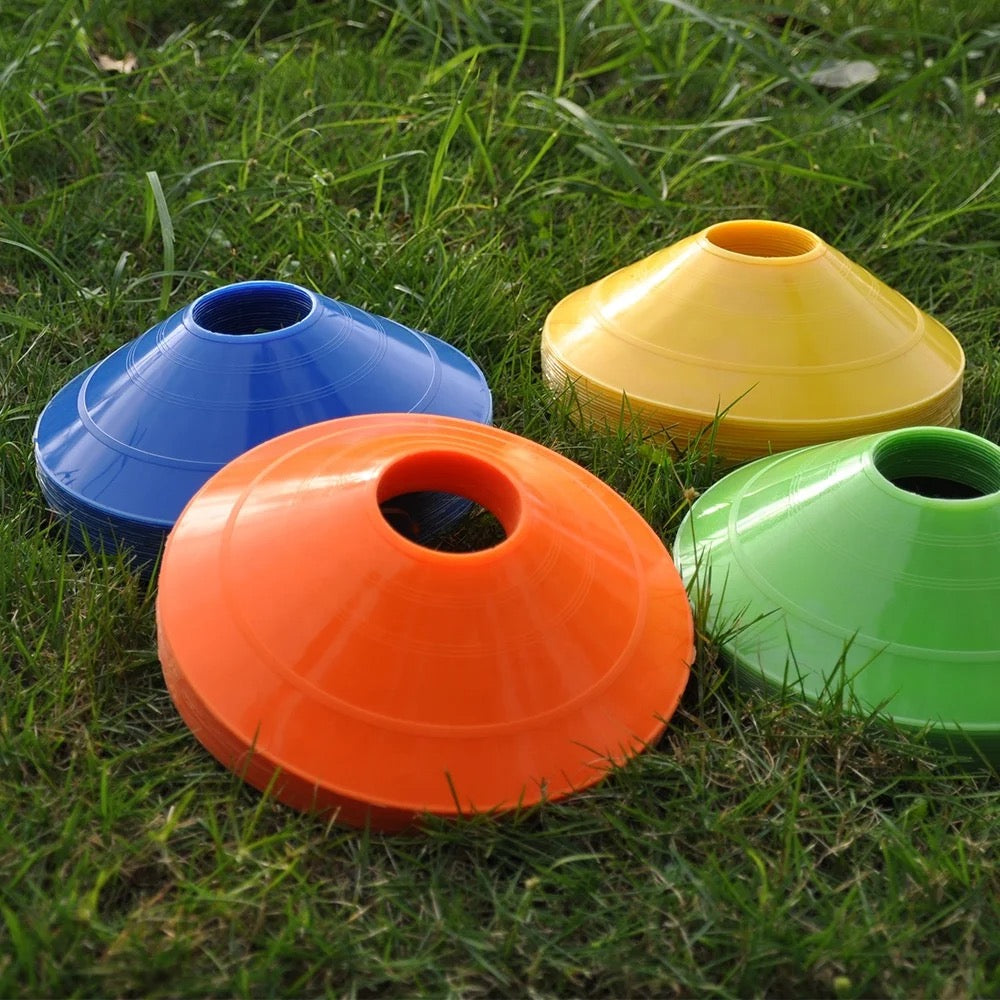 25-Pack Agility Cones With Stand And Mesh Bag