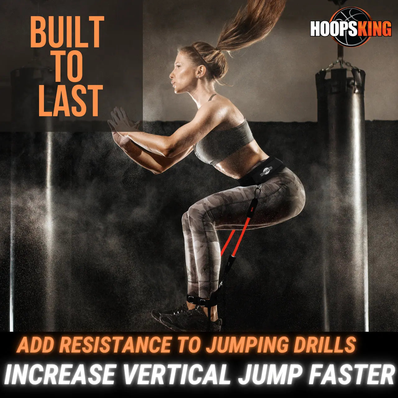 Vertical Jump Trainer Resistance Bands Waist To Heels