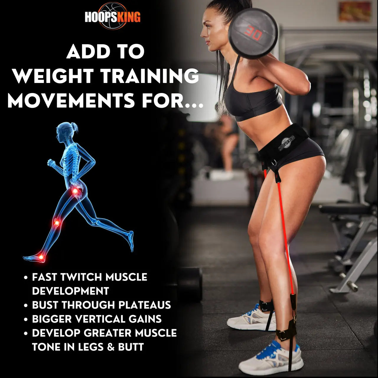 Vertical Jump Trainer Resistance Bands Waist To Heels