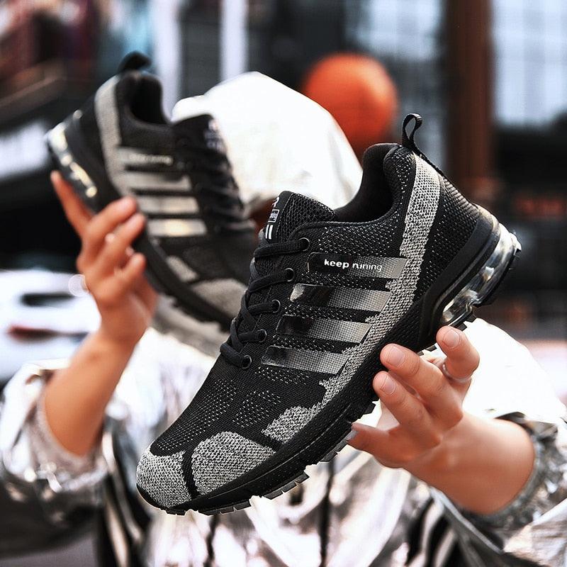Men's Air Cushion Breathable Running Sneakers Athletic Shoes