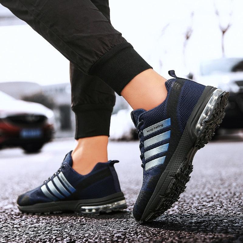 Men's Air Cushion Breathable Running Sneakers Athletic Shoes