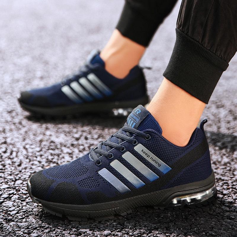 Men's Air Cushion Breathable Running Sneakers Athletic Shoes