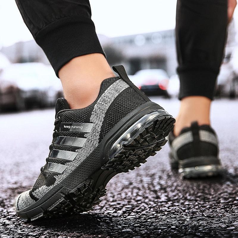 Men's Air Cushion Breathable Running Sneakers Athletic Shoes
