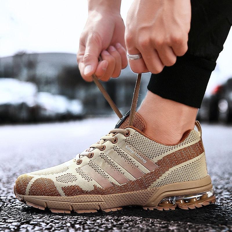 Men's Air Cushion Breathable Running Sneakers Athletic Shoes