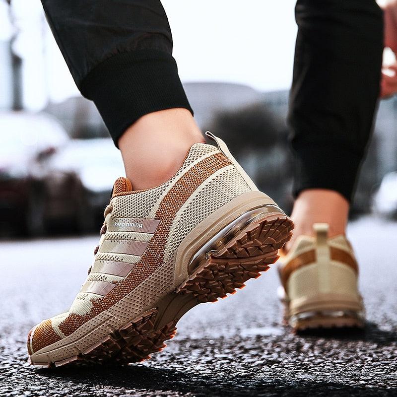 Men's Air Cushion Breathable Running Sneakers Athletic Shoes