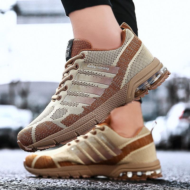 Men's Air Cushion Breathable Running Sneakers Athletic Shoes