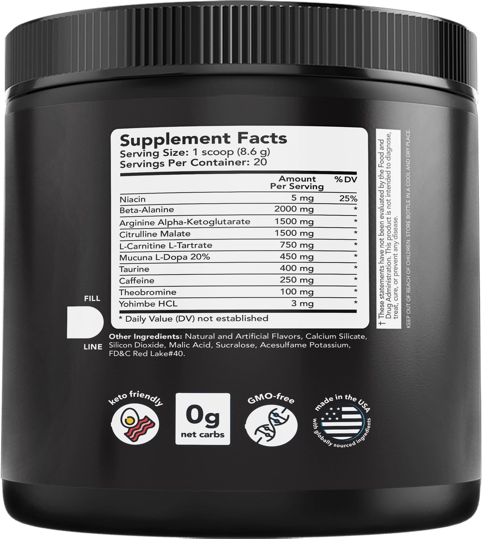 Watermelon Pre Workout Energy Fitness Supplement