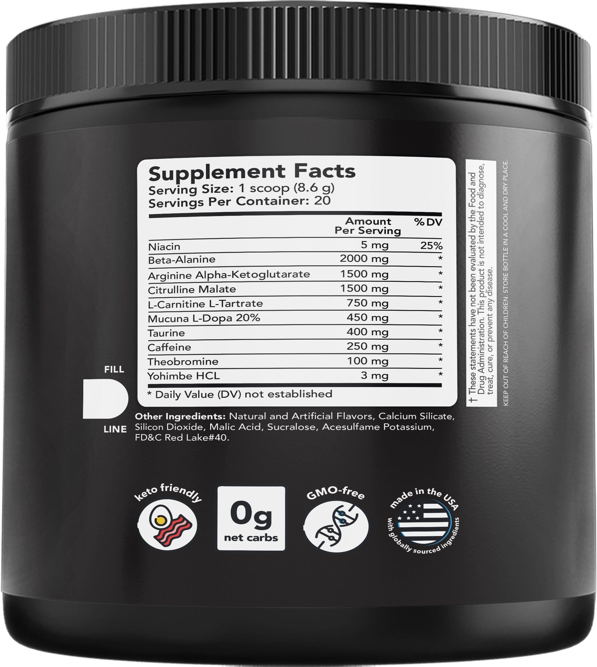 Watermelon Pre Workout Energy Fitness Supplement