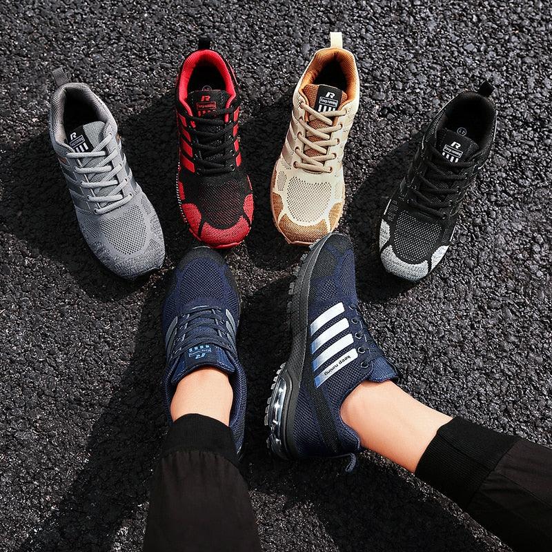 Men's Air Cushion Breathable Running Sneakers Athletic Shoes