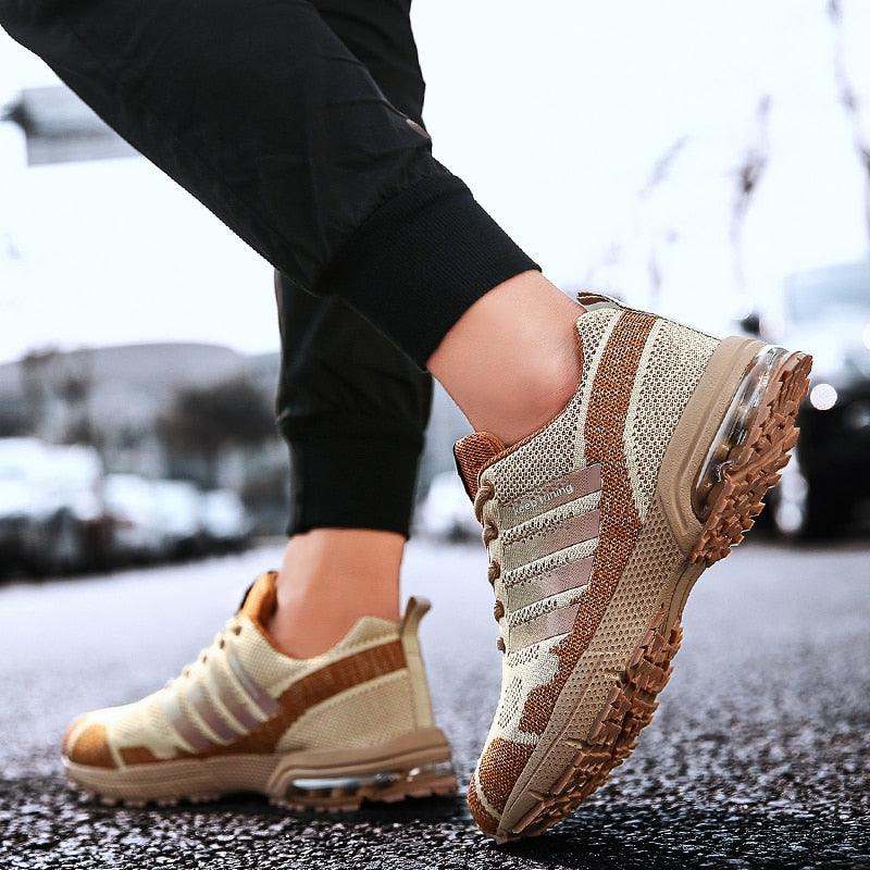 Men's Air Cushion Breathable Running Sneakers Athletic Shoes