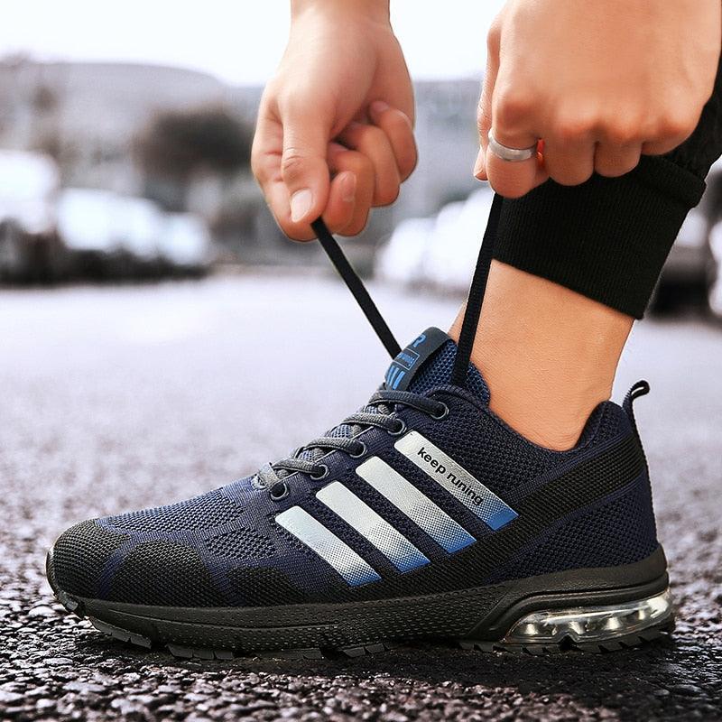 Men's Air Cushion Breathable Running Sneakers Athletic Shoes