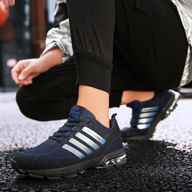 Men's Air Cushion Breathable Running Sneakers Athletic Shoes