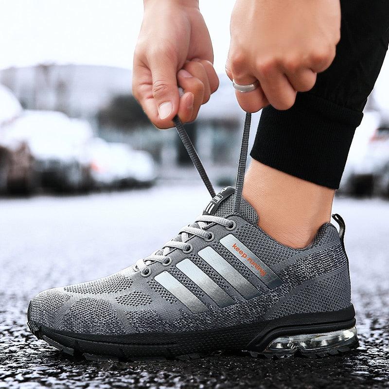 Men's Air Cushion Breathable Running Sneakers Athletic Shoes