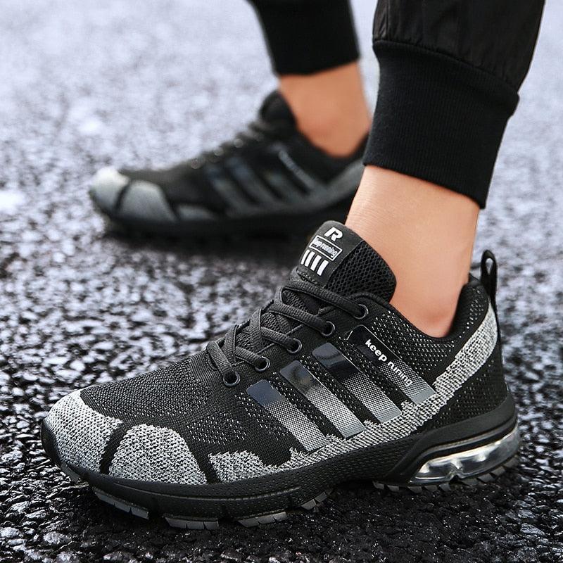 Men's Air Cushion Breathable Running Sneakers Athletic Shoes