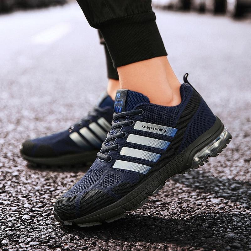 Men's Air Cushion Breathable Running Sneakers Athletic Shoes